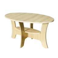 Masuta cafea Roma ovala, MDF Sonoma, 100 x 55 x 58 cm Masuta cafea Roma ovala, MDF Sonoma, 100 x 55 x 58 cm
